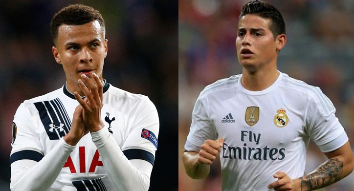 Real Madrid đổi James lấy Dele Alli?